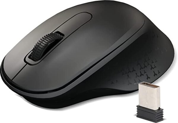 ZEBRONICS Zeb-AKO Wireless Mouse, 2.4GHz with USB Nano Receiver
