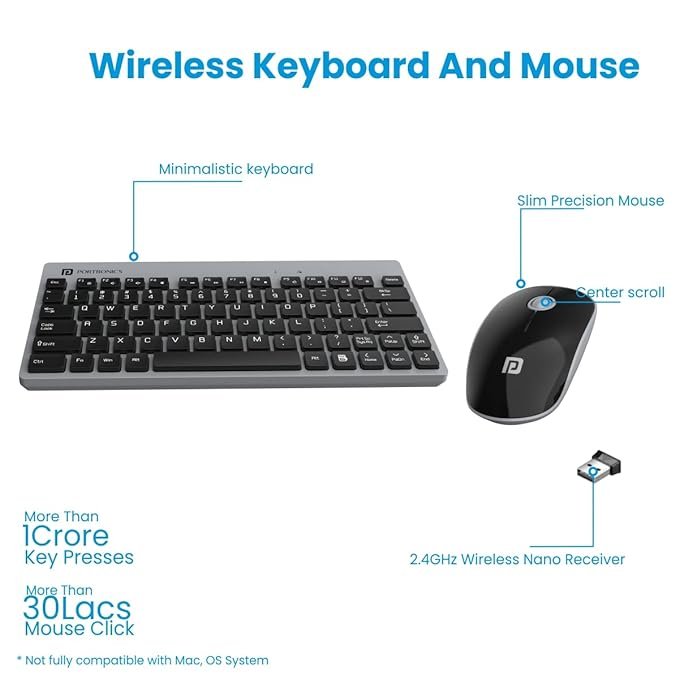 Portronics Wireless Keyboard and Mouse Nehru Place Dealers